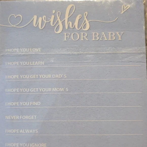 Wishes for Baby Keepsake Card 26 Cards 5x7 - Picture 2 of 3